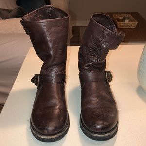 Brown Frye boots size 8
